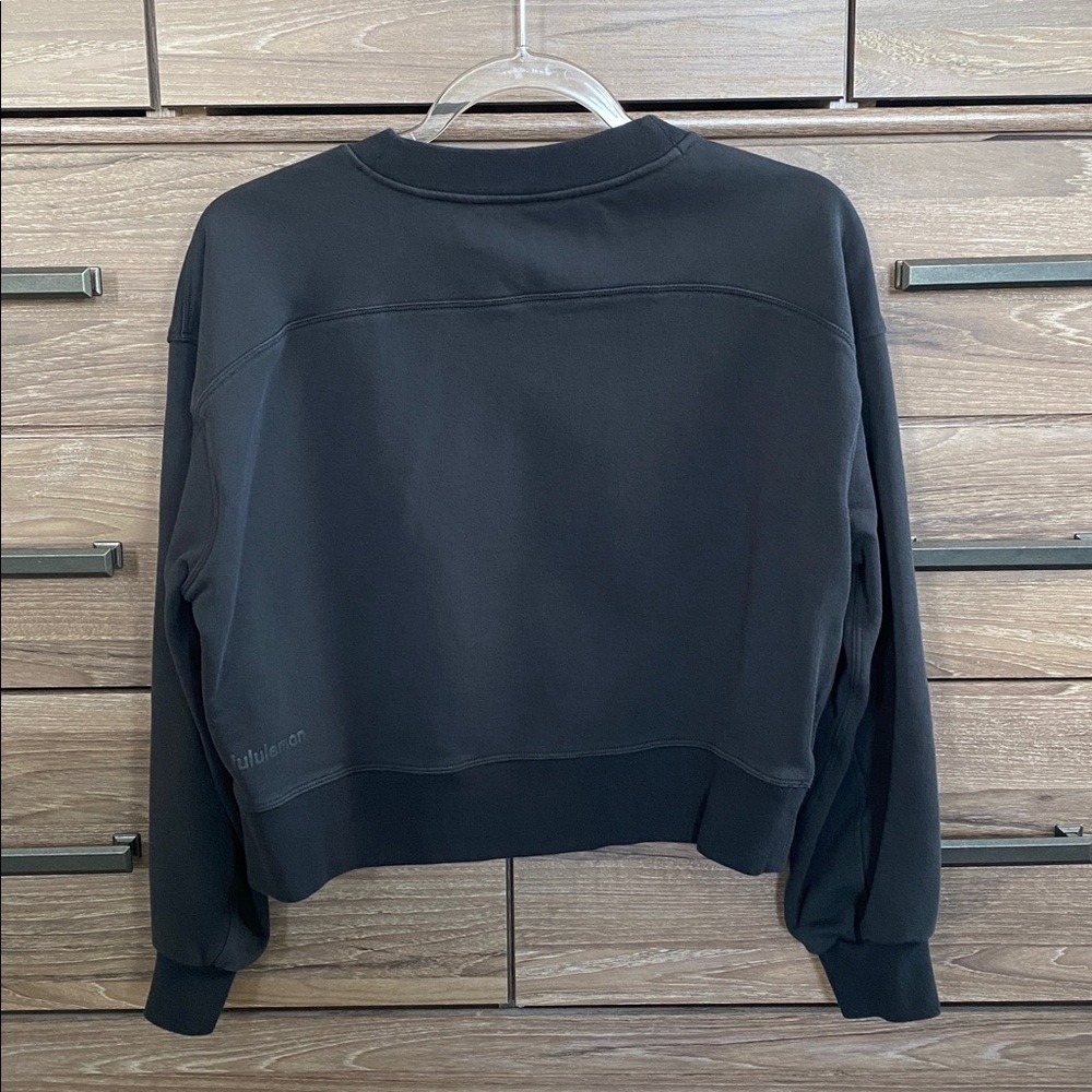 Lululemon Perfectly Oversized Cropped Crew - French Terry - Picture 2 of 10